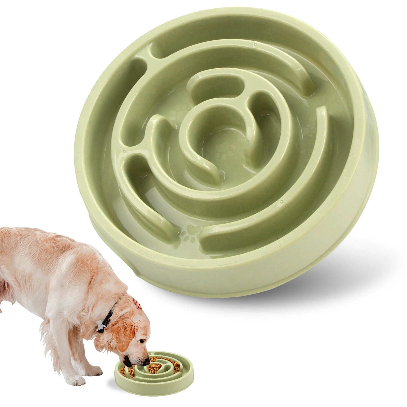 Gamelle Anti-Glouton Premium Animora - Repas plus lents, Digestion plus saine pour chiens