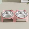 Gamelle double surélevée pour chiens & chats Animora