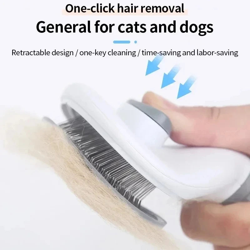 Brosse de Toilettage Premium Animora - Retire les poils morts en douceur pour chiens et chats