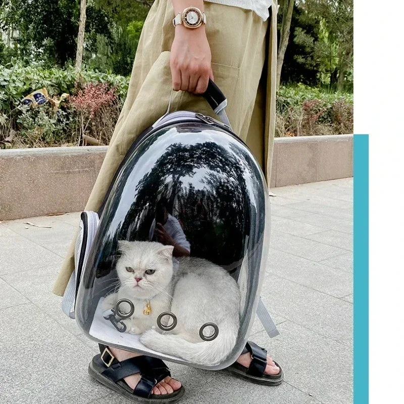 Sac à dos capsule Premium Animora- Transport Confortable et élégant pour Chats et Petits Chiens