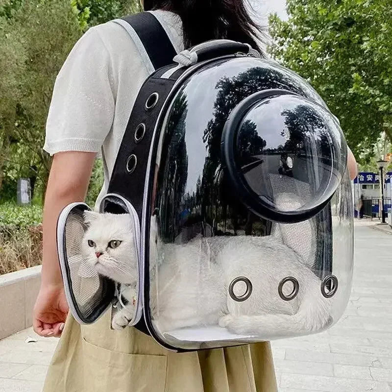Sac à dos capsule Premium Animora- Transport Confortable et élégant pour Chats et Petits Chiens