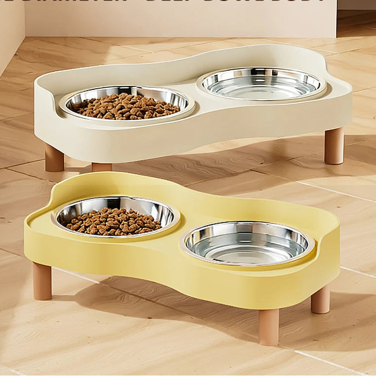 Duo élégance - Gamelle surélevée pour chats & petits chiens