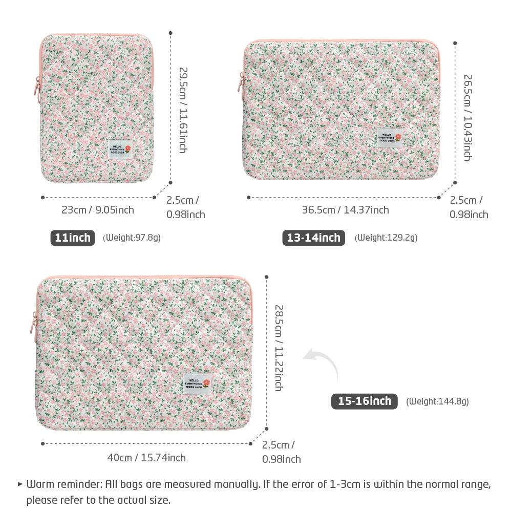 Sac de déplacement fleuri élégant & pratique